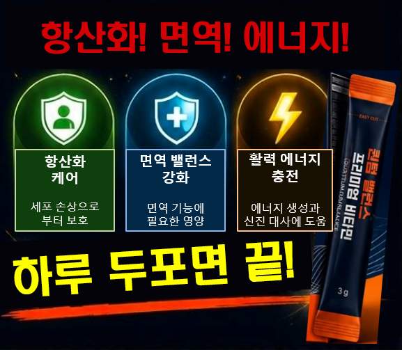 퀀텀 밸런스 프리미엄 비타민 1000mg 60포