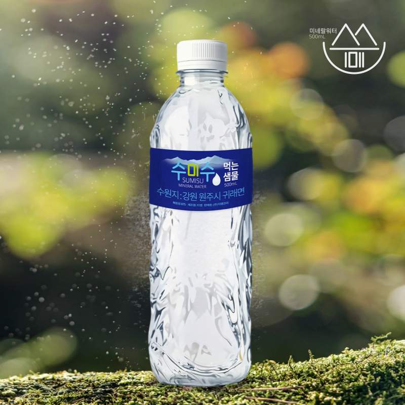 🦋스탠다드🦋수미수 미네랄 워터 ( 500ml×30병) 먹는 샘물 2BOX